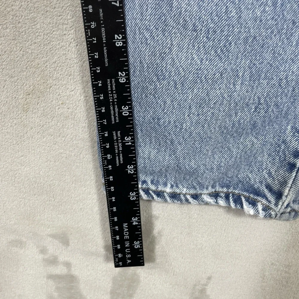 Levis 560 Jeans 34x34 Mens 00s Blue Relaxed Comfort Fit Stonewash Tapered Denim